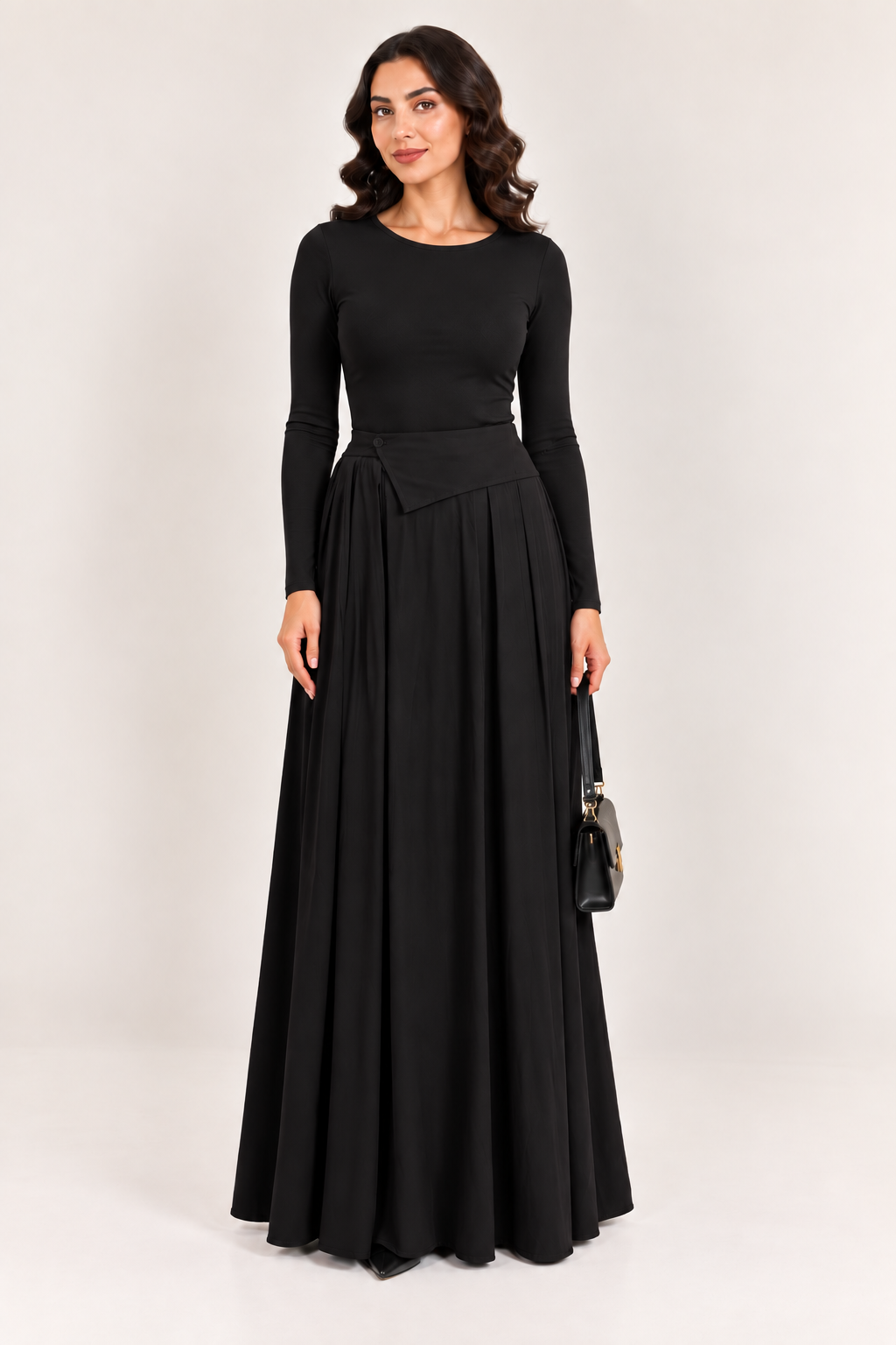 Slanted skirt