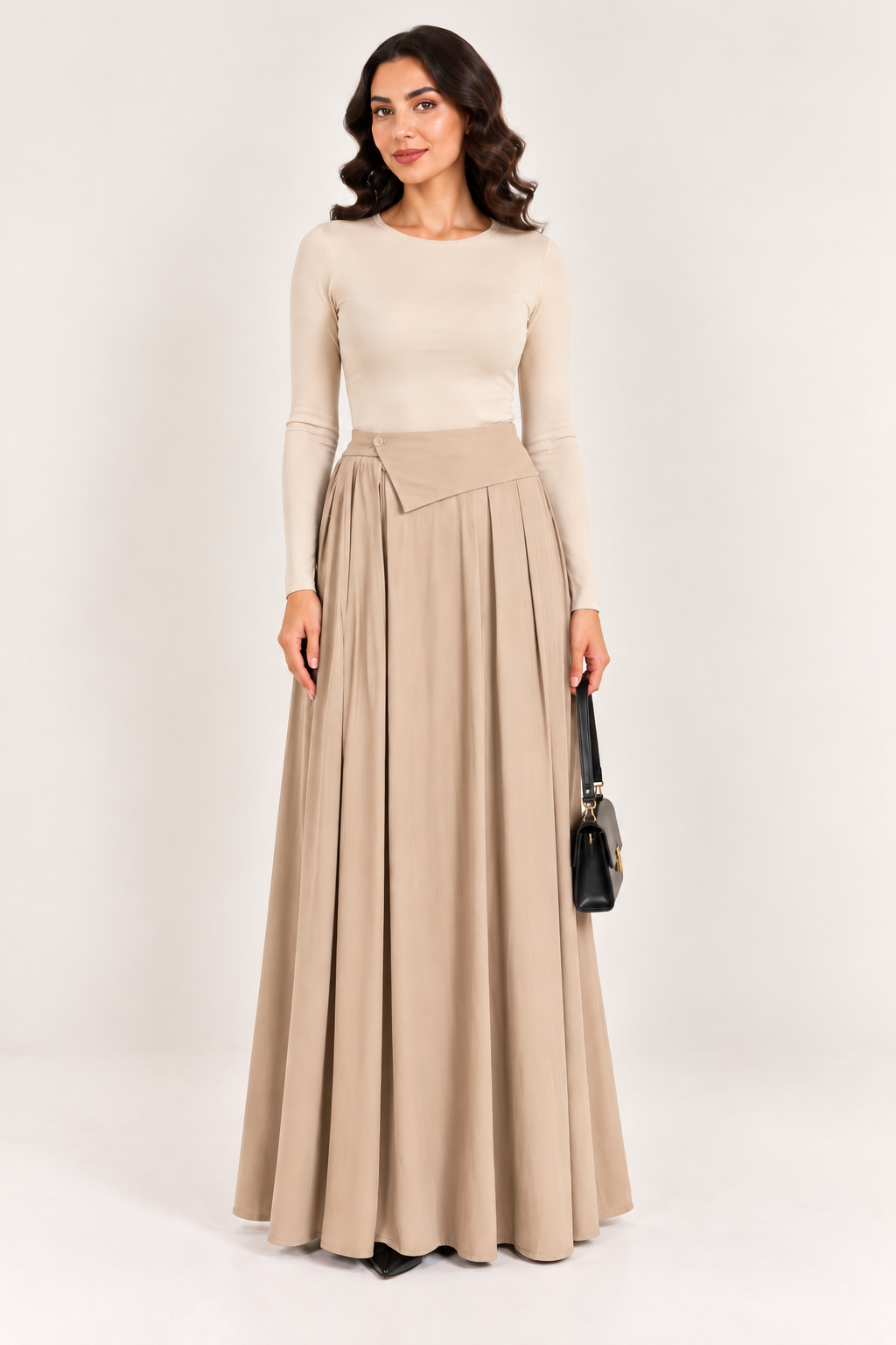 Slanted skirt