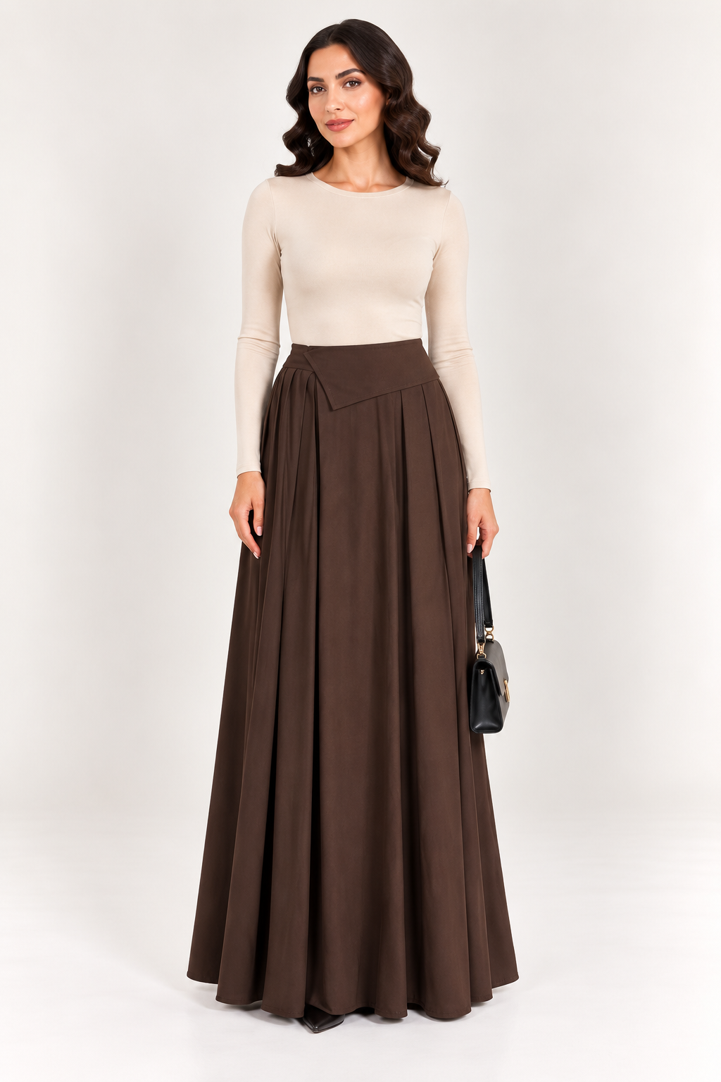 Slanted skirt